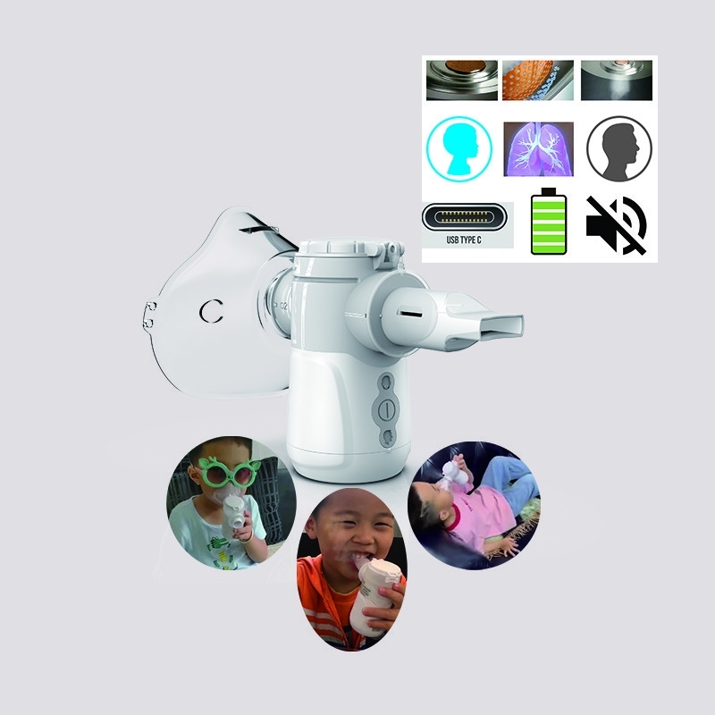 2.0 - 子供のための3.2μMの自宅で噴霧器機械医学の咳の携帯用吸入