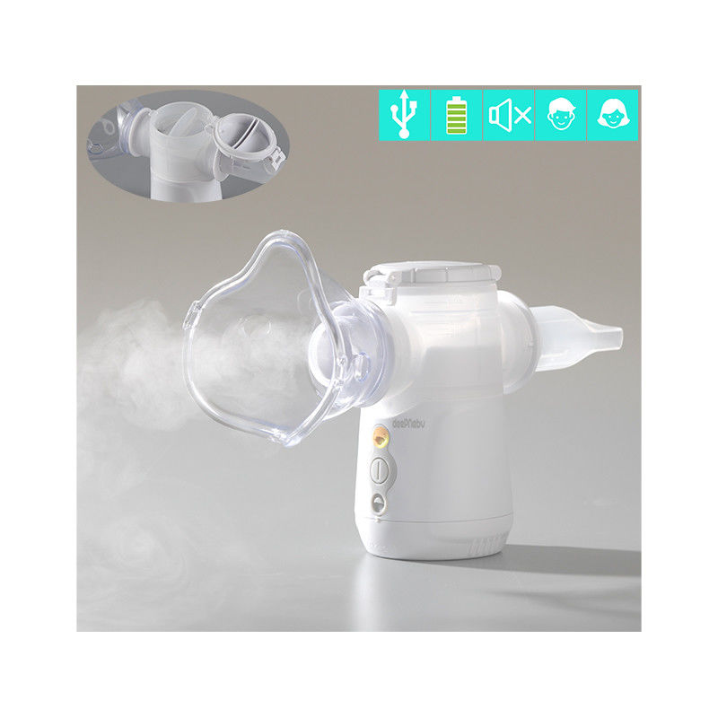 Homecareの子供の大人のための医学の喘息の吸入器の噴霧器USB電池3μm 40dB
