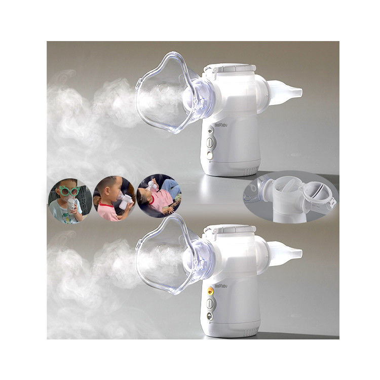 0.5mL/Min家の使用大人の噴霧器機械デュアル・チャネル110kHz 1.1μm - 3.6μm