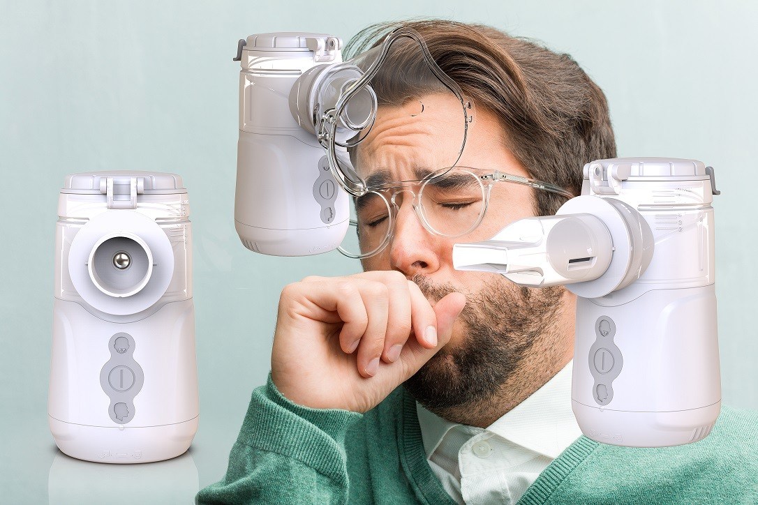 粒子の大きさは1.8-4.0μm ネブライザー インハラー機 50dB未満